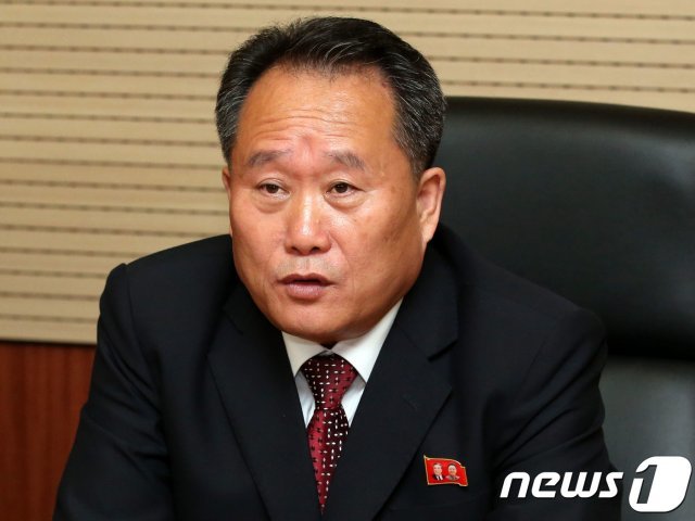 리선권 북한 외무상. 2018.10.5/뉴스1 © News1 사진공동취재단