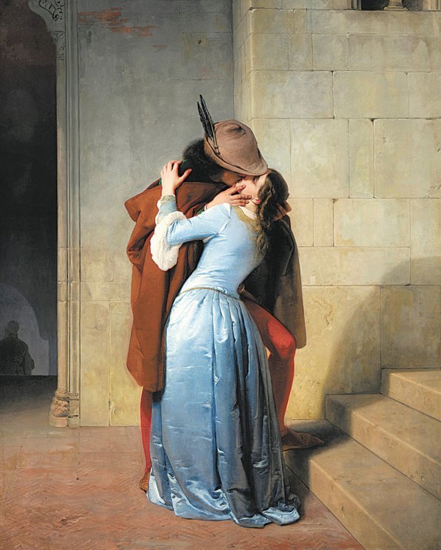 프란체스코 아예츠 ‘입맞춤’, 1859년.