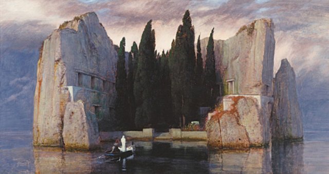 아르놀트 뵈클린 ‘죽음의 섬’(세 번째 버전), 1883년.