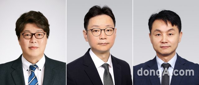 왼쪽부터 주희석·오경석 메디톡스코리아 공동대표·신효진 메디톡스벤처투자 대표.