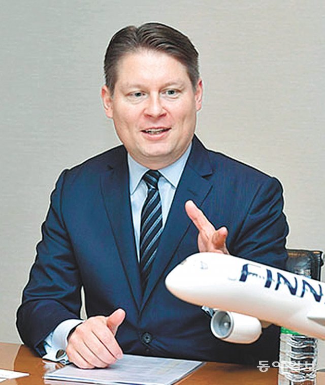 토피 만네르 핀에어항공 최고경영자(CEO)는 본보와의 인터뷰에서 “코로나19 경험이 항공업계 종사자 모두에게 성장을 위한 큰 도움이 될 것”이라고 말했다. 변종국 기자 bjk@donga.com