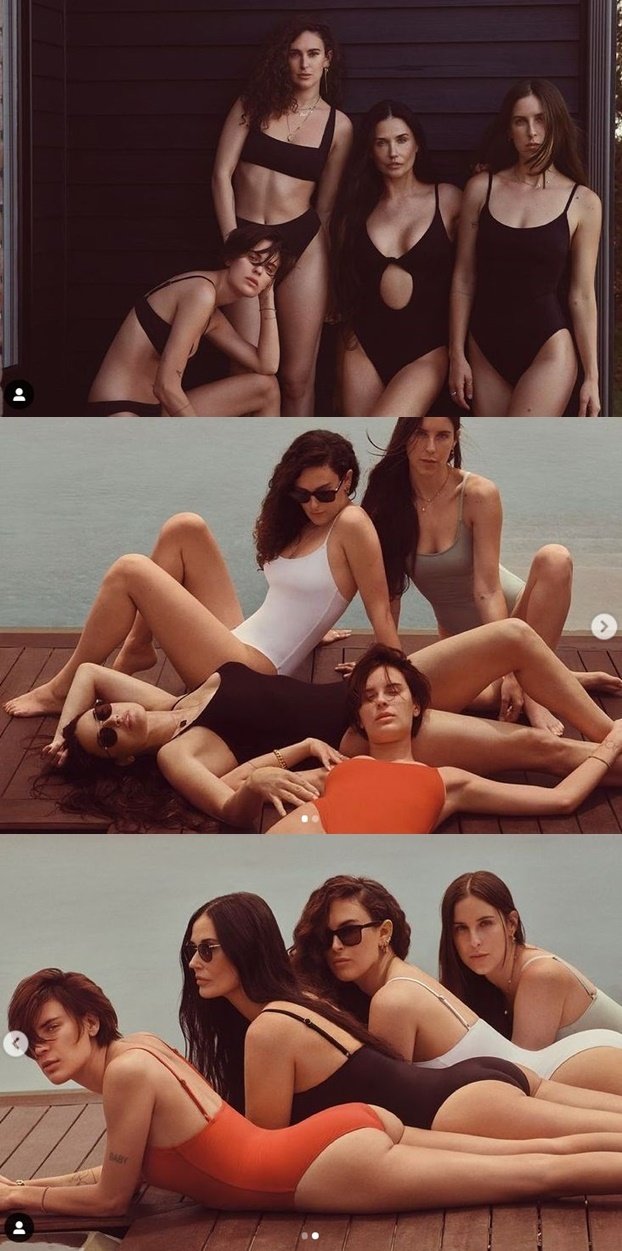 데미 무어 인스타그램© 뉴스1