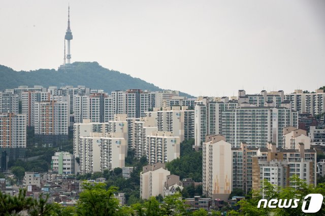 서울시내 아파트 단지 모습. © News1