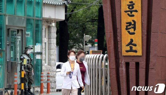 충남 논산 소재 육군훈련소  2021.7.7/뉴스1 © News1