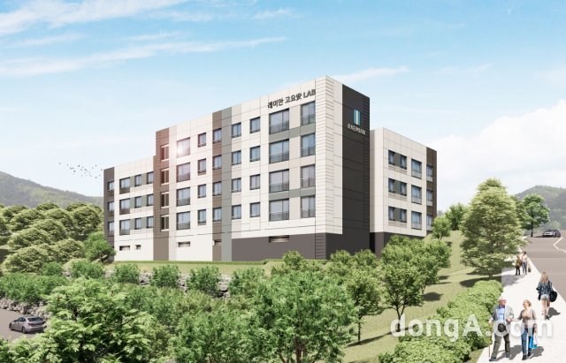 래미안 고요安 LAB 조감도.