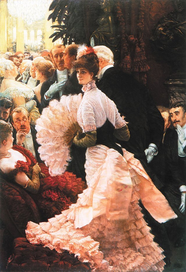 제임스 티소 ‘정치적인 여자’, 1883∼1885년.