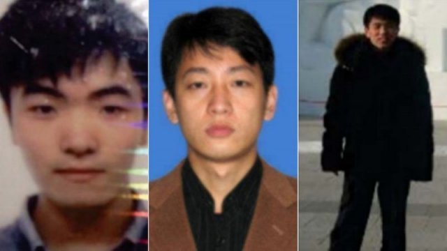 미국이 기소한 북한의 해커 3명 김일 박진혁 전창혁(왼쪽부터).