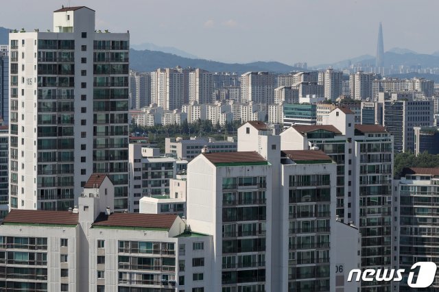 성남시 분당구의 아파트 단지 모습.(사진은 기사 내용과 무관함) / 뉴스1 © News1