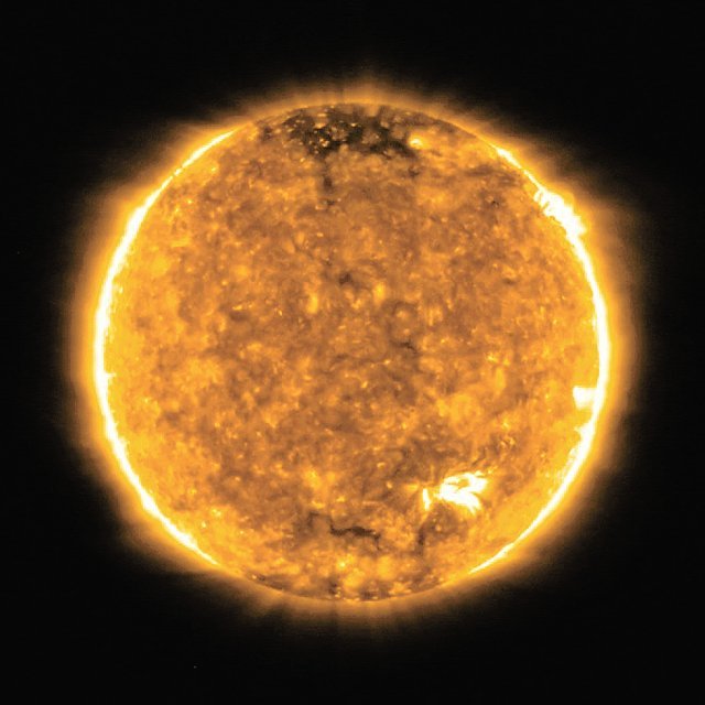 유럽우주국(ESA)의 태양 탐사선 ’솔라 오비터’가 촬영한 태양 최근접 사진. NASA 제공