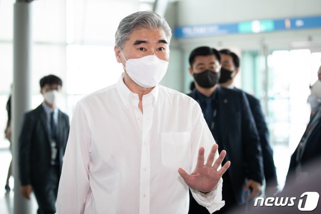 성 김 미국 국무부 대북특별대표. 2021.6.23/뉴스1 © News1