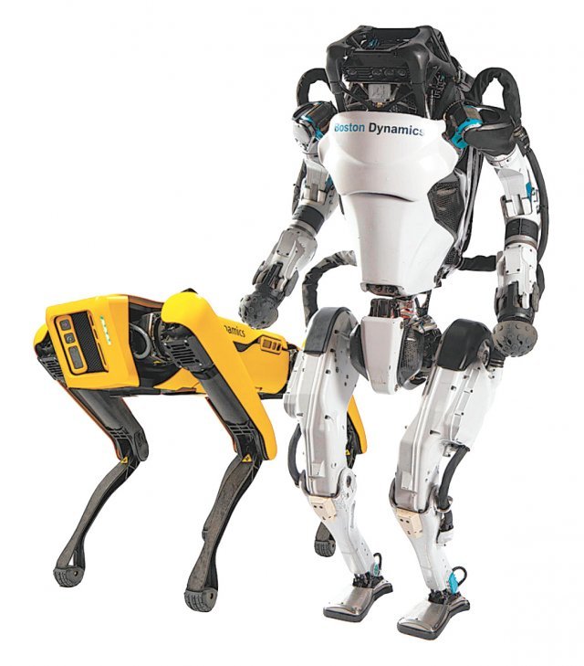 6월 인수 완료한 미국 로봇전문기업 보스턴 다이내믹스 인간형 로봇 아틀라스. 각 사 제공