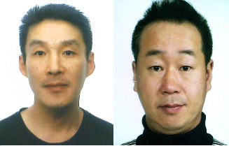 제주 중학생 살인사건 피의자인 주범 백광석(48)과 공범 김시남(46).(제주경찰청 제공)© 뉴스1