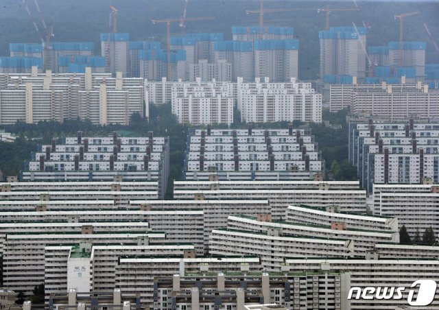 서울 강남구 아파트 단지의 모습. 2021.8.30/뉴스1 © News1