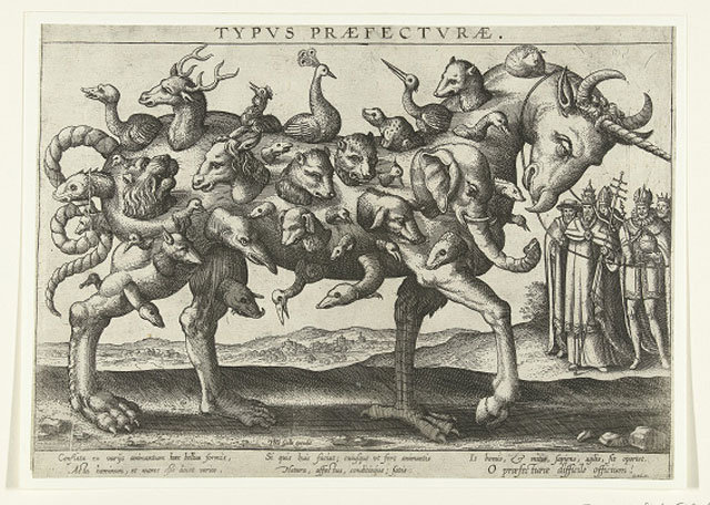 다민족 국가 통치의 어려움을 표현한 플랑드르 화가 피터르 판데르 보르흐트의 1578년 에칭 작품. 사진 출처 네덜란드 암스테르담 국립박물관 홈페이지