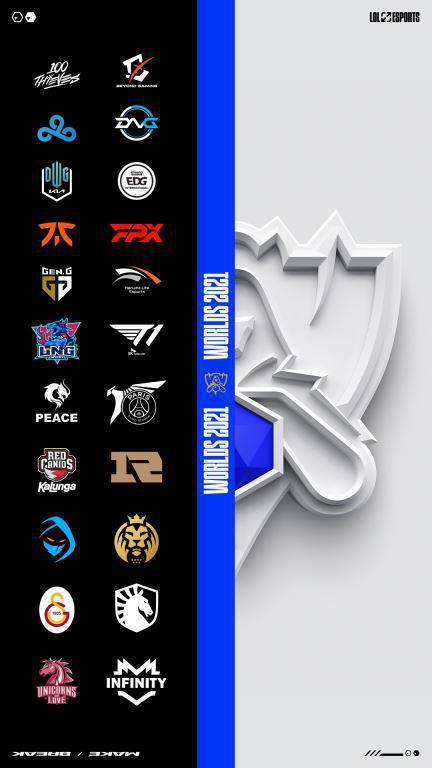 2021 월드 챔피언십 출전팀(자료출처-게임동아)