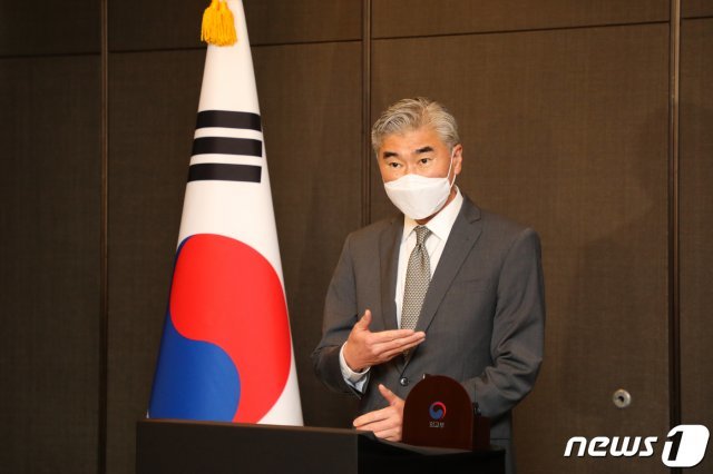 성 김 미국 대북특별대표. 2021.8.23/뉴스1 © News1 사진공동취재단