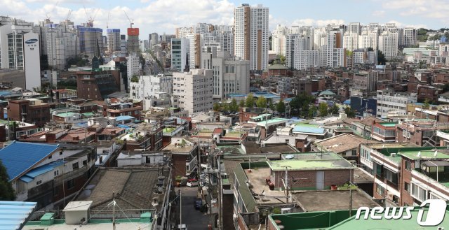서울 시내의 빌라촌. 2021.9.8/뉴스1 © News1