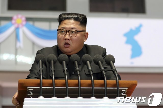 김정은 북한 노동당 총비서. 2018.9.20/뉴스1 ⓒ News1