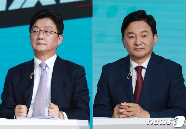 국민의힘 대권주자인 유승민 전 의원(왼쪽)과 원희룡 전 제주도지사.© 뉴스1
