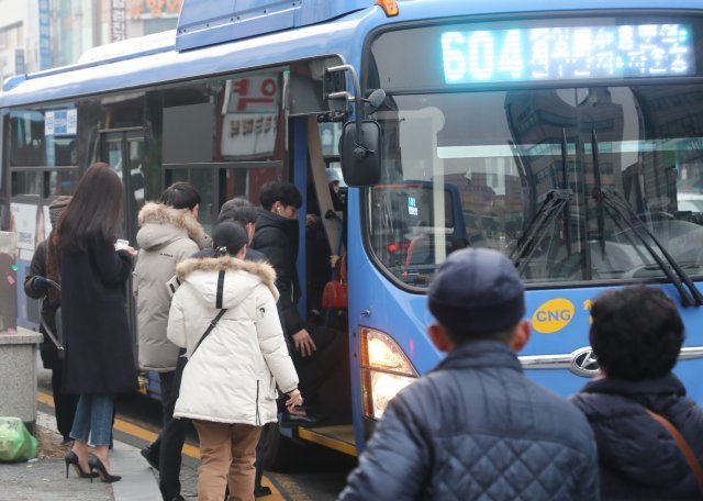 대전 시내버스. 사진 뉴스1