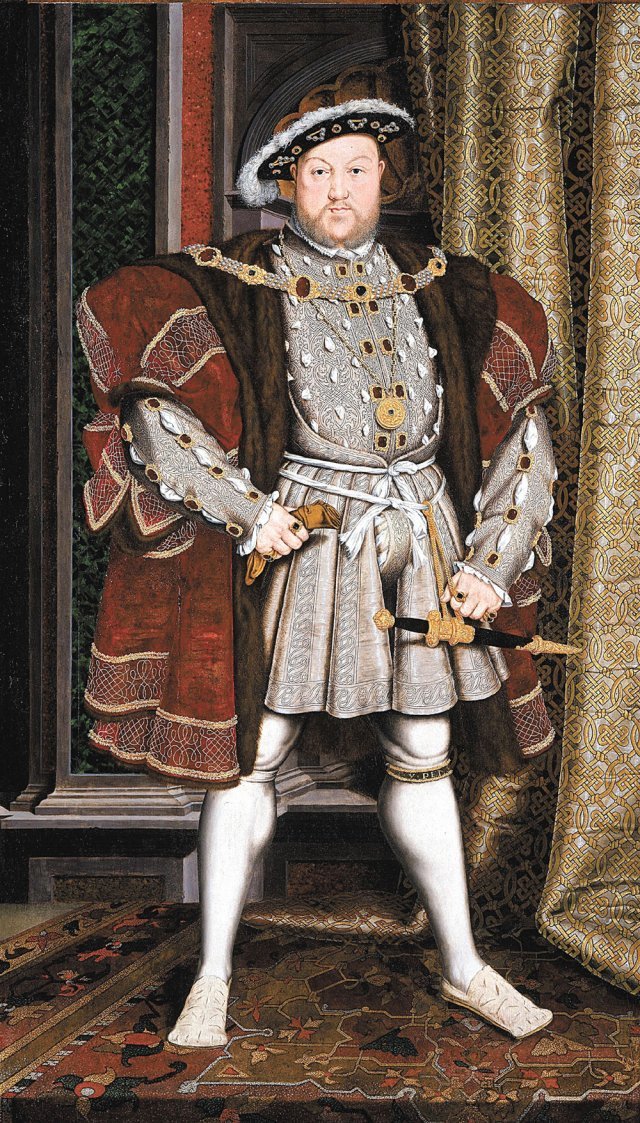 한스 홀바인 ‘헨리8세의 초상’, 1536∼1537년.