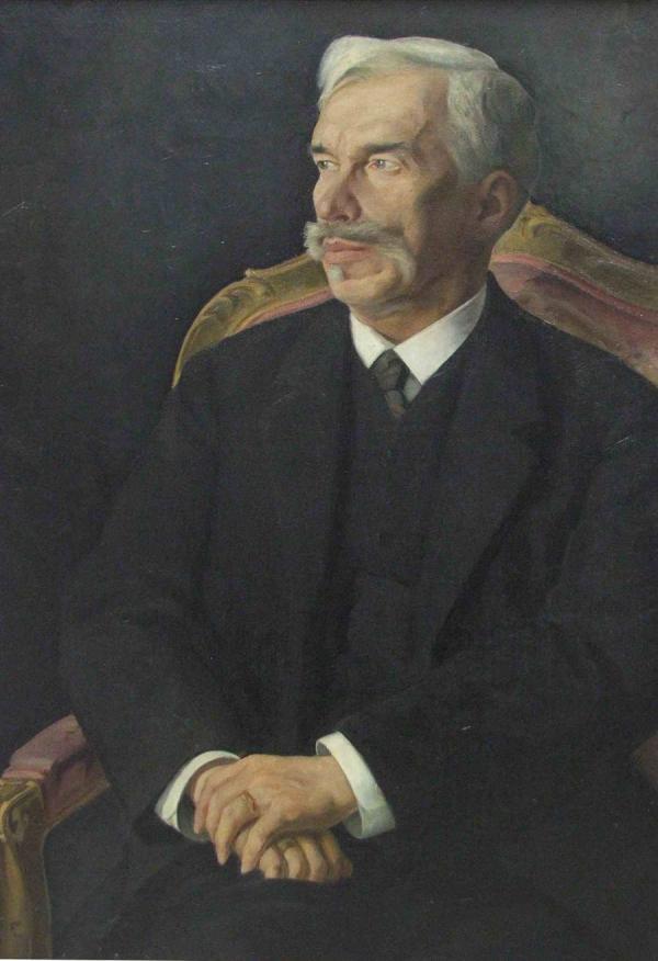 드미트리 멜리코프가 그린 세르게이 슈킨의 1915년 초상화