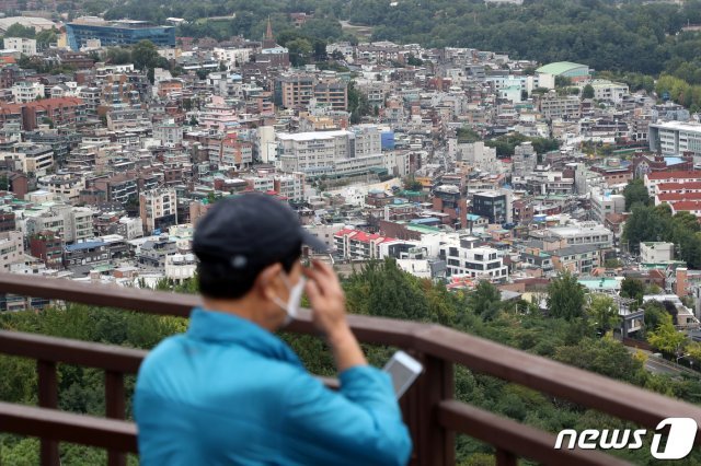 서울시내 빌라촌의 모습. 2021.9.28/뉴스1 © News1