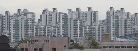 서울 강남구 코엑스에서 바라 아파트 모습. (사진은 기사 내용과 무관함) / 뉴스1 © News1