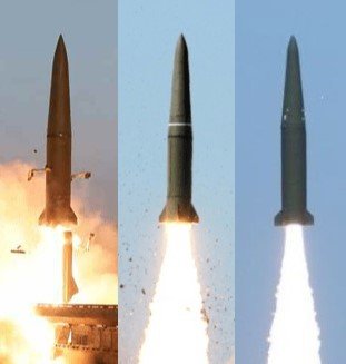 왼쪽부터 ‘북한판 이스칸데르’ KN-23 단거리탄도미사일과 ‘러시아제 ’이스칸데르, 우리 군의 ‘현무Ⅱ-B’ 미사일 (미 CSIS 미사일 방어 프로젝트) © 뉴스1