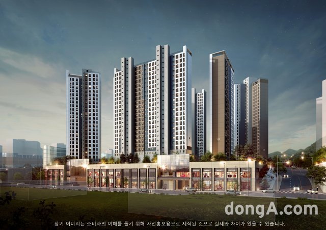 GS건설 장유자이 더 파크 투시도