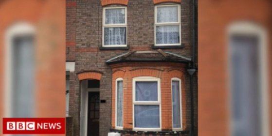 자신도 모르는 사이 집이 팔려버린 마이클 홀의 사연을 보도한 영국 BBC. 트위터 캡