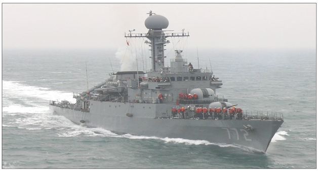 2010년 북한군에 피격돼 침몰한 해군 초계함 ‘천안함’ (해군 제공) © 뉴스1