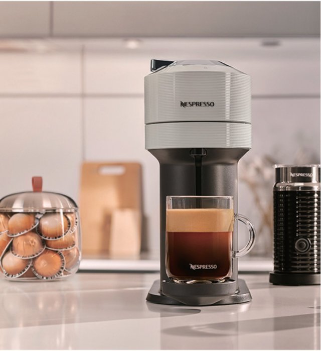 ‘버츄오 넥스트’는 센트리퓨전(CentrifusionTM) 회전 추출로 부드러운 크레마와 깊은 바디감의 커피를 선사한다.