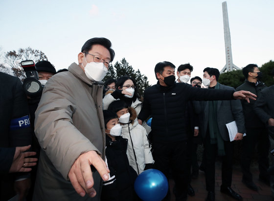 이재명 더불어민주당 대선 후보. 2021.12.12/뉴스1 © News1