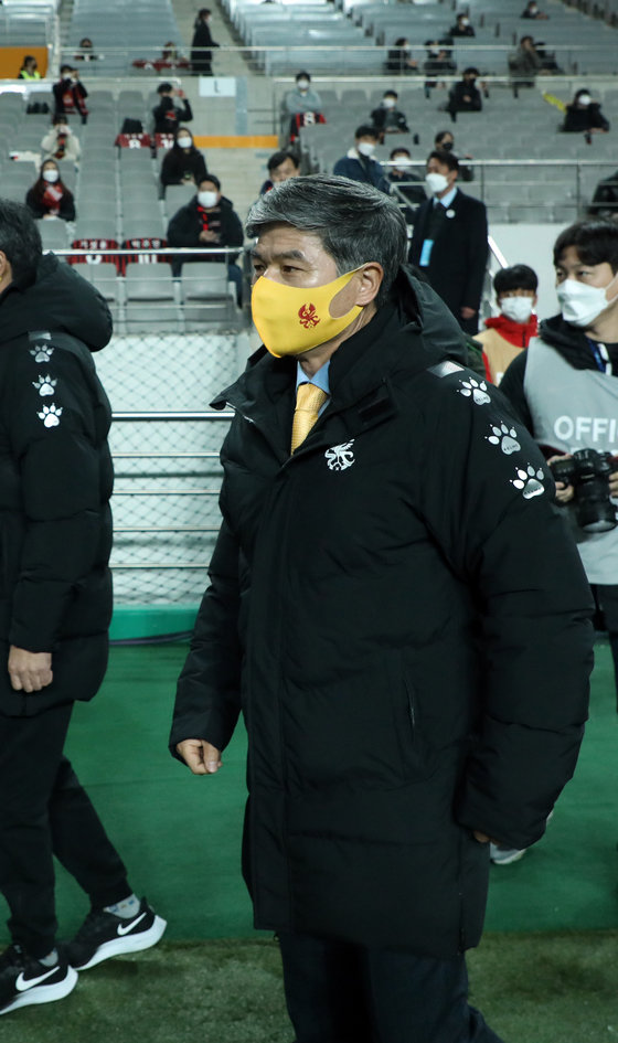 광주FC와의 동행이 끝난 김호영 감독. 2021.3.17/뉴스1 © News1