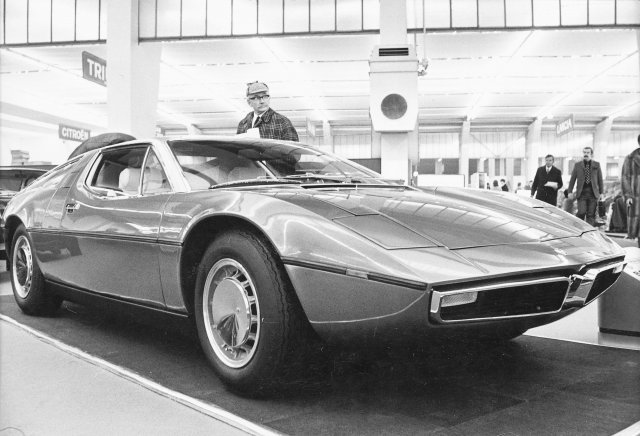1971년 3월 스위스 제네바 모터쇼에서 첫선을 보인 마세라티 ‘보라’.