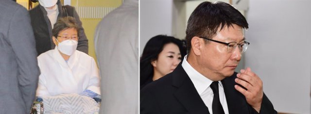 박근혜 전 대통령(왼쪽)과 동생 박지만 EG 회장. 동아일보 DB