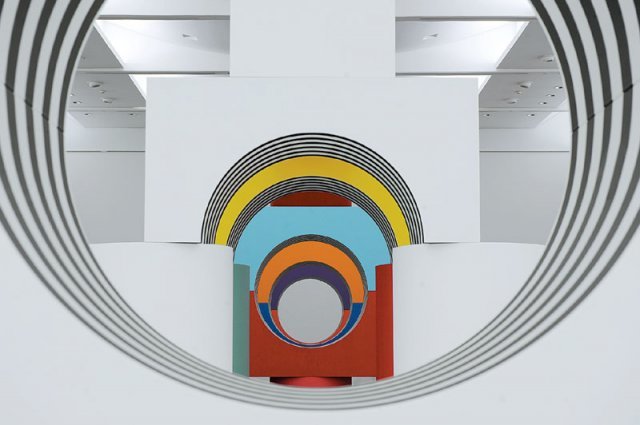 다니엘 뷔렌의 스트라스부르 현대미술관 ‘아이의 놀이처럼’(2014년). travail in situ. 대구미술관 제공 ©DB-ADAGP
