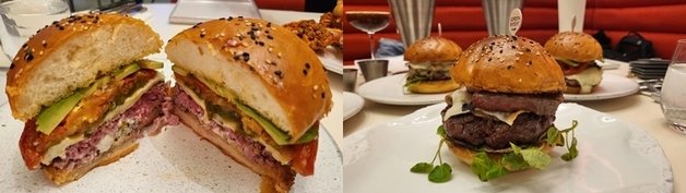 고든램지버거 ‘헬스키친 버거’(왼쪽)·‘1966버거’ 21.01.06/뉴스1 © 뉴스1