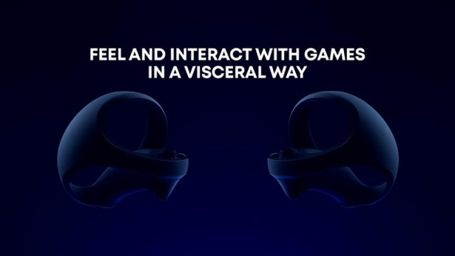 PS VR2를 위한 전용 컨트롤러인 'PS VR2 센스 컨트롤러'. 출처=소니