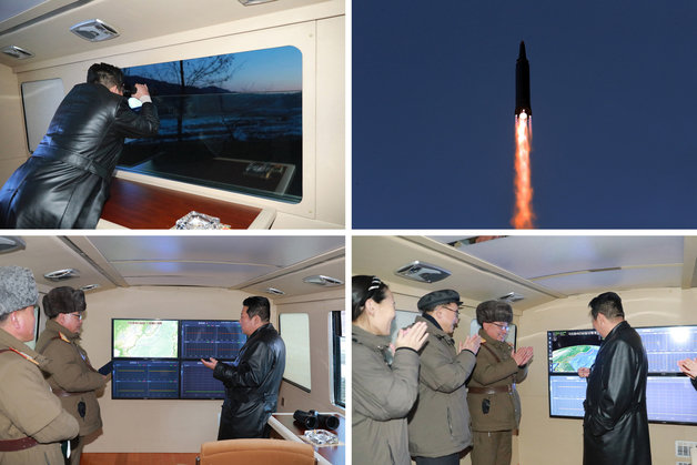 북한 국방과학원이 11일 극초음속미사일을 시험발사했다고 밝혔다. 김정은 조선노동당 총비서도 현장을 참관했다. 평양 노동신문