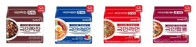 홈플러스가 삼양식품과 기획한 MPB 제품 ‘국민 라면’ 시리즈 가격을 인상했다.(홈플러스 홈페이지 갈무리)© 뉴스1