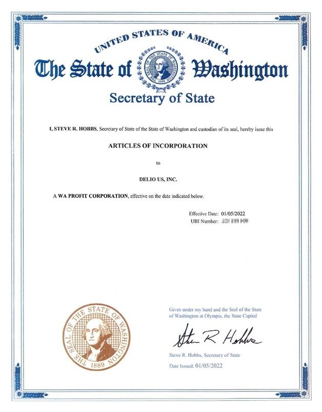 델리오, 미국 법인 설립 (델리오 제공) © 뉴스1