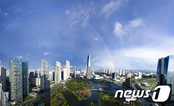 인천 송도국제도시 전경. 뉴스1 자료사진