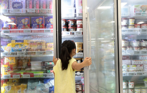 지난해 용산 아이스크림 판매점의 모습/뉴스1 © News1