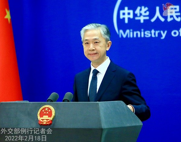 왕원빈 중국 외교부 대변인. © 뉴스1 (중국 외교부)