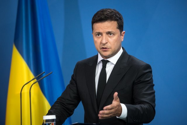 볼로디미르 젤렌스키 우크라이나 대통령. 게티이미지 코리아