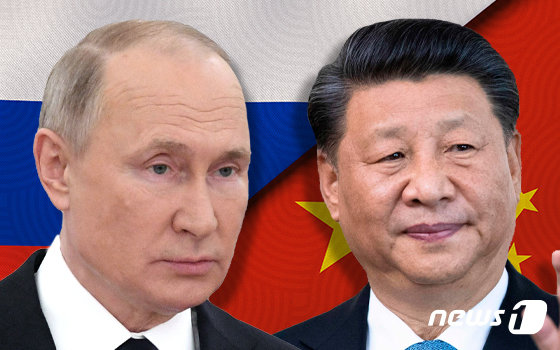 블라디미르 푸틴 러시아 대통령(왼쪽)과 시진핑 중국 국가주석.© News1