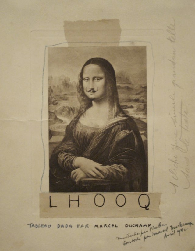 마르셀 뒤샹, L.H.O.O.Q, 1919년