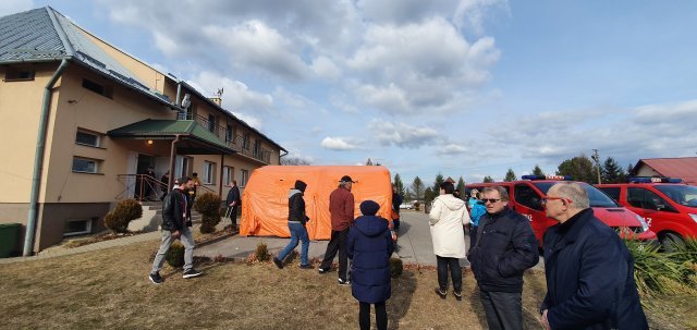 코르초바 마을 난민 시설